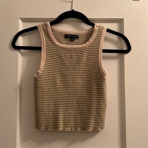 Kendall + Kylie striped tank top